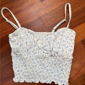 Hollister Blue Floral Camisole